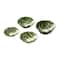 Hello Honey® Green Hand-Painted Cabbage Shaped Stoneware Bowls, 4ct.